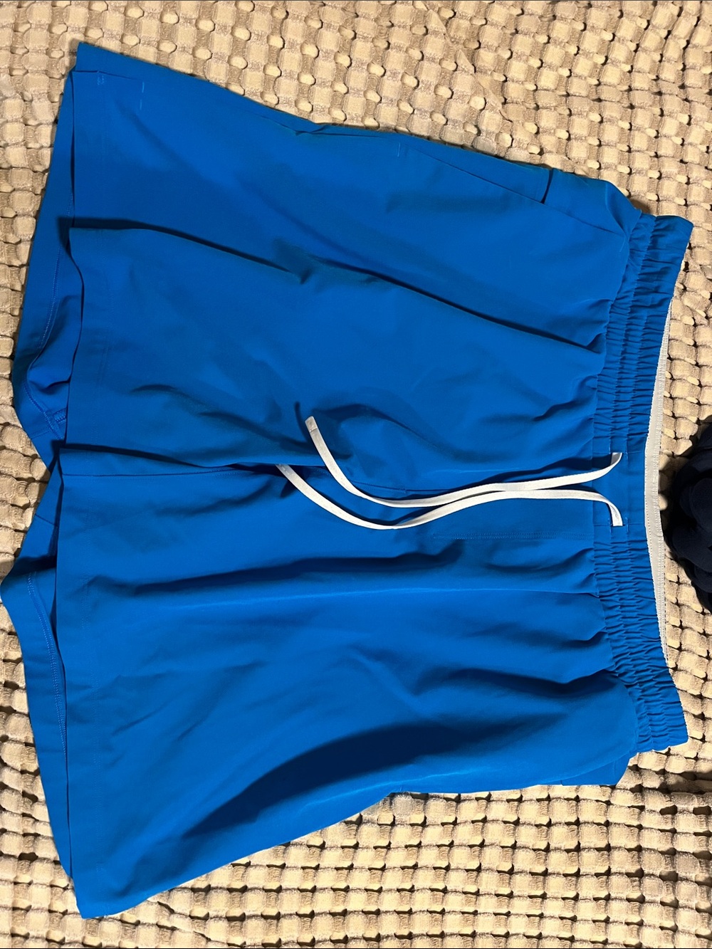 lululemon athletica Men's Athletic Shorts in Royal Blue with White Drawstring